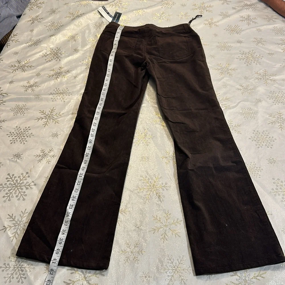 Jones New York Dark Brown Straight Leg Pants